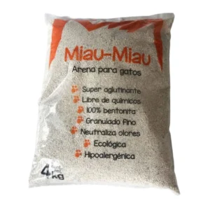Arena para Gatos Miau Miau 4kg